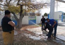 Efectuaron un simulacro de evacuación por incendio