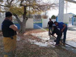 Efectuaron un simulacro de evacuación por incendio