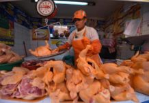 Venta de pollo incrementa durante fin de año