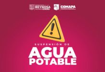 Monitirea Gobierno de Reynosa reparación de línea de conducción de la COMAPA