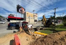 Repara COMAPA SUR línea de drenaje en importante sector de Tampico