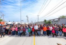 Inauguraron Alcalde Carlos Peña Ortiz y vecinos de 5 colonias pavimentación por más de 27 MDP