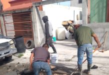 Atendió COMAPA fuga de agua en Jarachina Norte