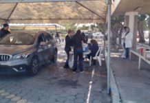 Jurisdicción Sanitaria No. II realizó Drive Thru en la laguna del Carpintero