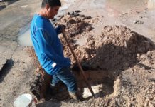 Atiende COMAPA fugas de agua en fraccionamiento San Valentín