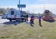 Pesada unidad mata a motociclista en carretera Reynosa-San Fernando
