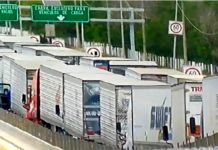 Sigue el caos vehicular en puente internacional Reynosa-Pharr