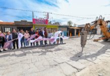 Dio arranque a pavimentación el Alcalde de Reynosa Carlos Peña Ortiz