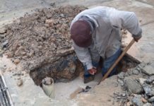 Resuelve COMAPA reparación de llave de cuadro en Jarachina Norte