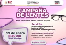 DIF Reynosa invita a Campaña de Lentes