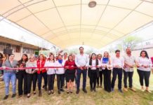 Con entrega de mallasombra arranca Alcalde Carlos Peña Ortiz programa “Impulso al Bienestar Escolar”