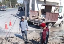 Trabajó COMAPA en la reparación de fugas de agua potable en diferentes sectores