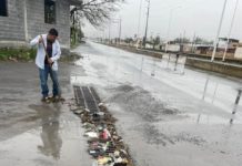 Realiza COMAPA limpieza de drenes y pluviales en diferentes sectores