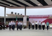 Alumnos del Cobat 02 son campeones estatales en escolta y bandas de guerra 2024