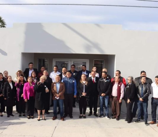 Inauguran oficinas construidas gracias a las gestiones del Alcalde Biol. Ramiro Cortez Barrera