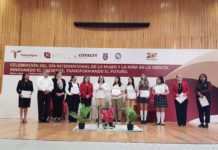 Alumnas destacadas de CONALEP comparten su experiencia en evento internacional de ciencia