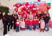 Alcaldesa visitó las instalaciones del Cecudi para convivir con los alumnos y el personal del sistema DIF municipal