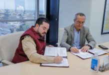 SEDENER firma convenio con GEOSTOCK