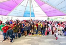 Celebró Alcalde Carlos Peña Ortiz cumpleaños a cerca de 400 niños y niñas en Reynosa