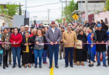 Inauguraron Carlos Peña Ortiz y vecinos de la Tamaulipas pavimentación por cerca de 8 MDP