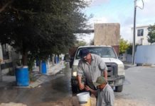 Atiende COMAPA fuga de agua potable en fraccionamiento Ventura