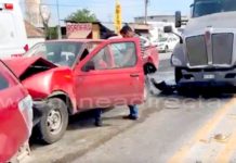 “Carambolazo” deja cuantiosos daños y lesionados en la Ribereña