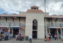 Mercado de Madero convertido en baño público