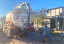 Sondeó COMAPA drenaje sanitario en Nuevo México Itavu