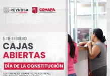 Cajas de COMAPA permanecerán abiertas próximo lunes 5 de febrero