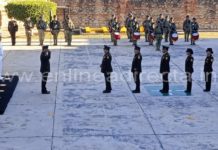Toma de posesión y protesta de bandera del nuevo director del Hospital Regional Militar de Tampico