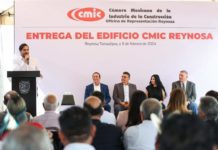 Celebró el Alcalde Carlos Peña Ortiz entrega de nueva sede a CMIC Reynosa