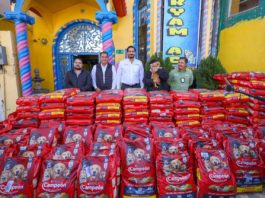 Donó Gobierno de Carlos Peña Ortiz 3 Toneladas de alimentos a asociación animalista