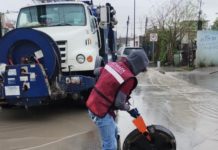 Sondeó COMAPA línea general en la colonia Pedro J. Méndez