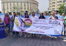 Se manifiestan al grito de Ni una muerta más y exigen justicia para Angelic