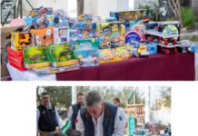 Entrega PEMEX juguetes a niños y niñas del CAIC en Reynosa