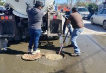 Realizó COMAPA limpieza de drenaje sanitario en Balcones de Alcalá
