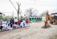 Impulsa Alcalde Carlos Peña Ortiz bienestar para reynosenses con pavimentación hidráulica