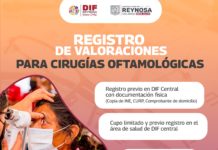 DIF Reynosa invita a registarse en la Campaña de Cirugías Oftalmológicas
