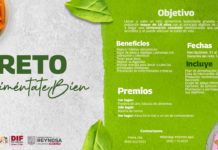 DIF Reynosa invita a Reto “Aliméntate Bien”