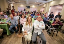 Se reunieron Maki y Eugenio con medios de comunicación de Nuevo Laredo