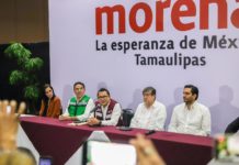 Recibe Peña Ortiz respaldo total del Verde, PT y Delegado de Morena tras nominación