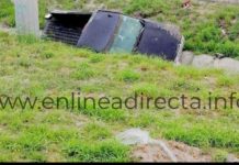 Accidente vial deja solo daños materiales en libramiento a Monterrey