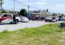 Chocan camionetas y dejan lesionados en el temible “Viaducto de la Muerte”