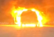 Bomberos sofocan incendio en una unidad en la colonia Casa Bella