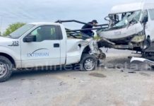Chocan camionetas y dejan lesionados en el temible “Viaducto de la Muerte”