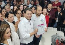 “El Cachorro” se registra ante el Consejo Electoral Municipal del IETAM