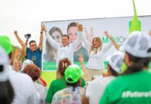 Prenden Maki y Eugenio ánimos por el Partido Verde en Nuevo Laredo