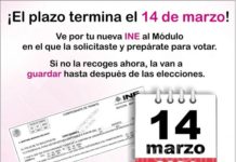 Mañana último día para recoger tu credencial para votar