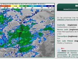 Recomienda Protección Civil Reynosa precaución ante lluvias aisladas