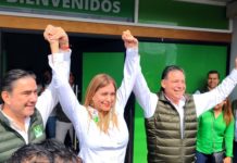 Maki y Eugenio inauguraron la Casa Verde de Campaña